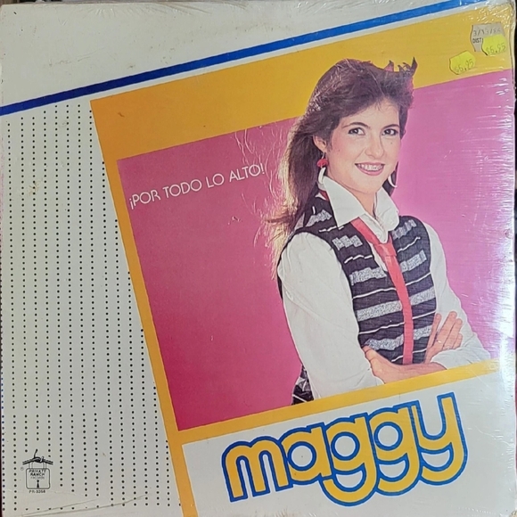 MAGGy Por todo lo alto 1980's Puerto Rico LP Latin pop SEALED